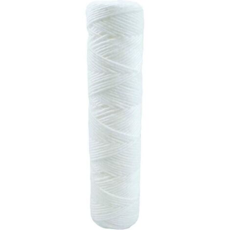 Cartouche Filtre à Eau Sédiments Bobinée 9 pouces 3/4-5 microns Compatible Filtre 10 pouces Fabriqué en France H289 (1/3)