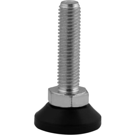 Jeu de 10 Vis de Réglage M10 - Pieds Réglables - Vis de Réglage Meubles - Pieds de Réglage - Pieds en Acier - Pied à Vis - Vis de Mise à Niveau M10x40 mm H277 (1/4)