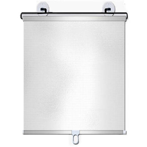 Rideaux rétractables pour pare-brise – Protection UV – Installation facile avec ventouses – Taille 50x125 cm en PVC (1/5)