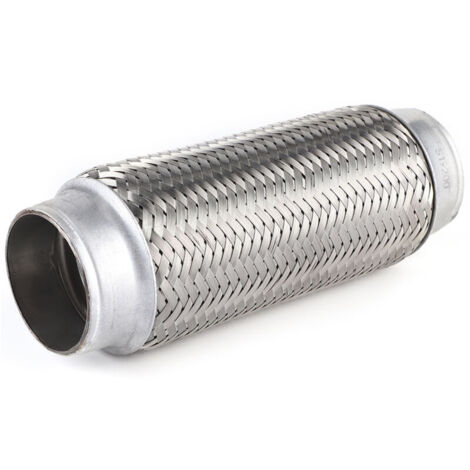 Tuyau Flexible d'échappement en acier inoxydable Tube de réparation de Joint Flexible accessoires de voiture 51x200mm (1/5)