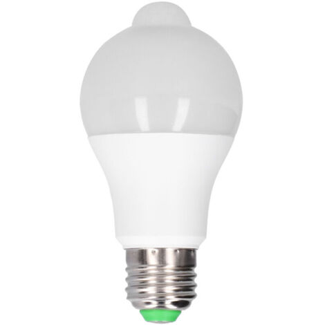 Ampoule LED E27 avec détecteur de mouvement PIR – 12W blanc chaud 1080lm – Tension 85-265V pour couloir et chambre (1/5)