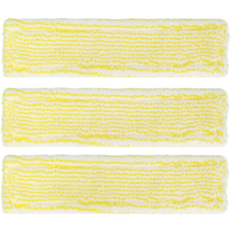Lot de 3 tampons de nettoyage de vitres en microfibre pour nettoyeur de vitres Karcher WV2 WV5 (1/5)