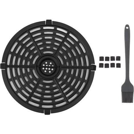 Plateau de remplacement pour friteuse avec manchon de brosse en Silicone plaque ronde antiadhésive pour cuisine et Restaurant 20cm/79 pouces (1/5)