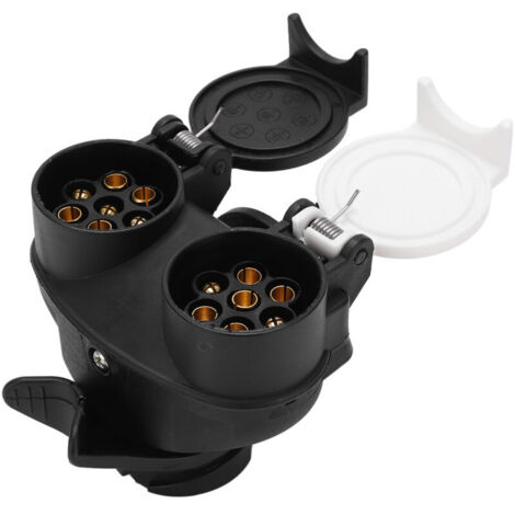 Adaptateur 13 à 7 broches Type N/S convertisseur de prise étanche pour remorque camion 12V européen (1/5)