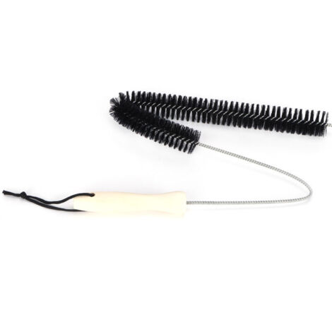 Brosse de nettoyage Flexible et pliable sèche-linge Machine à laver réfrigérateur outil de dragage de tuyaux noir (1/5)