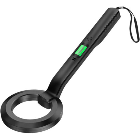 Détecteur de métaux portabledétecteur de chasse au trésorécran LCDalarme sonore/vibrationavec fonction indicateur de basse tensionétanche IP66 expédié sans piles (1/5)