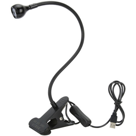 Lampe à colle UV USB 3W lumière ultraviolette LED violette USB avec Clip et interrupteur pour la réparation de téléphones (1/5)