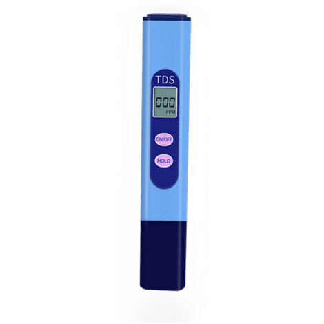 TDS-2B Testeur Mètre de Qualité de eau Digital LCD Stylo de Mesure Professionnel Dureté de eau Teneur en Impuretés Minérales dans eau,bleu (1/5)