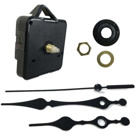 Mécanisme de Mouvement Horloge Murale Quartz Silencieux Kit Réparation Remplacement Sans Tic Tac