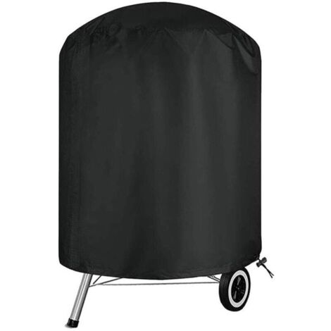 Housse pour Barbecue imperméable et coupe-vent, Tissu Oxford 210D résistant aux intempéries et à la poussière, Protection UV, Noir, 71 x 71 cm, Accessoire pour Barbecue (1/4)