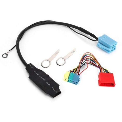 Adaptateur Bluetooth AUX, 20pin / 8pin Bluetooth 5.0 Connecteur Radio Autoradio Convient pour Remplacement pour A2 A3 8L 8P A4 B5 B6 B7 A6 A8 TT Chorus 2 Concert 1/2 Symphonie (1/4)