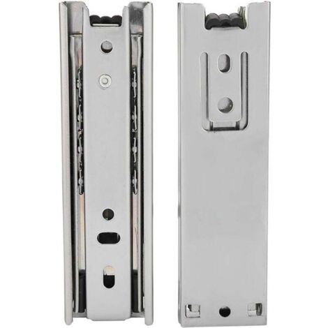 2pcs 5 pouces Mini Tiroirs Courts Diapositives Meubles Rail de Guide Extension Complète Cuisine Armoire Quincaillerie (1/4)