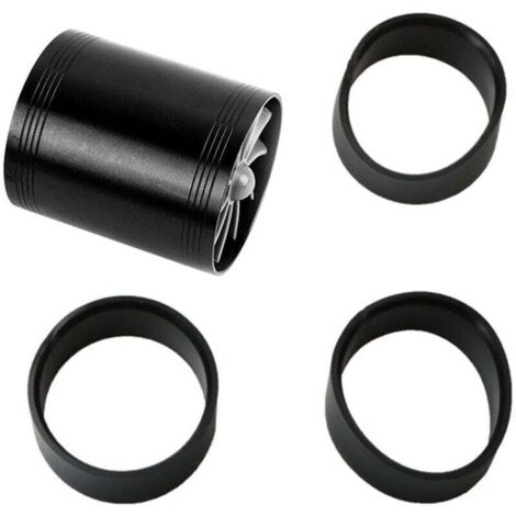 Voiture Turbocompresseur à double admission Turbines à ventilateur Supercharger Gaz Fuel Saver Turbo Super Charger Fuel Saver (Noir) (1/4)