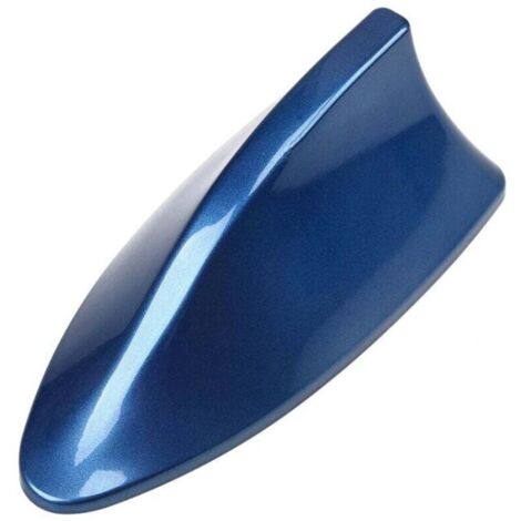 Antenne Requin Antenne D'aileron de Requin Universelle Antenne de Voiture avec AM FM Radio Signal Base étanche (Bleu) (1/4)