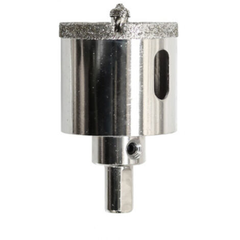 Foret diamant de 40 mm avec foret de positionnement central pour verre, céramique, porcelaine et carrelage (1/5)
