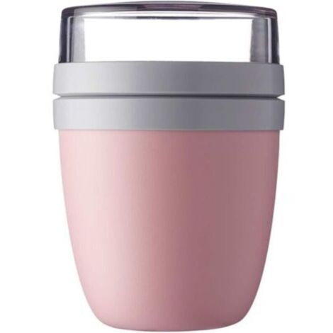 Pot à déjeuner Ellipse – Nordic pink – bol à muesli pratique 500 ml, pot à yaourt, boîte à déjeuner – convient au congélateur, au micro-ondes et au lave-vaisselle,Couleur: Nordic Pink (1/5)