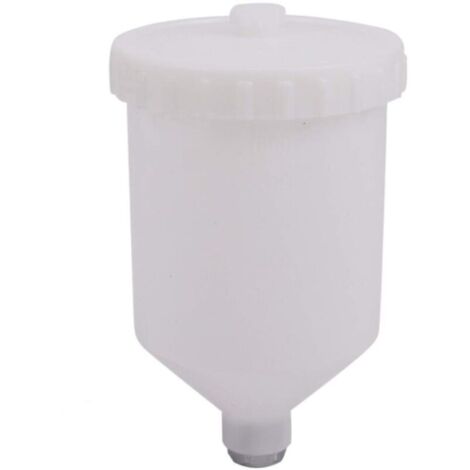 Blanc 600ML Remplacement De La Casserole Du Godet Du Pistolet PulvÉRisateur De Peinture Par GravitÉ Pour. (1/5)