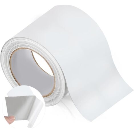 Ruban d'étanchéité en butyle blanc 10 cm x 5 m, ruban d'étanchéité renforcé en EPDM, ruban butyle auto-adhésif, ruban en caoutchouc butyle super imperméable, ruban d'étanchéité pour toit