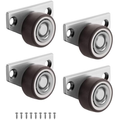 Roulettes Roulette Meubles, Roulettes pour Meubles, Pivotante Roulettes Meubles, 4 Pièces Universelles Roulettes Fixes pour Meubles Amovibles Roulettes Pivotantes, Petites Rotatives (1/5)