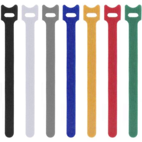 Attache Cable,70 pcs Scratch Cable Sangles Câble Réutilisables Serre Cable Management Organisateur Rangement Cable Attaches de Câble,pour Maison Bureau Câbles TV Organisation (1/5)