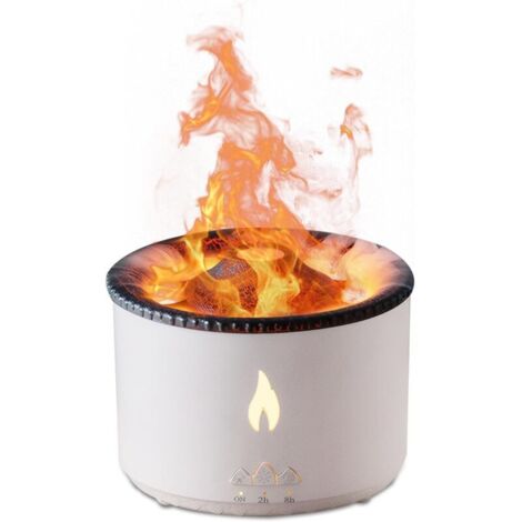 Diffuseur d'Arôme Flamme Volcan Humidificateur: Diffuseur de Parfum d'Huile Essentielle à Ultrasons de 360ml de Grande Capacité d'Huile Essentielle Chambre à Coucher, Bureau à Domicile (1/5)