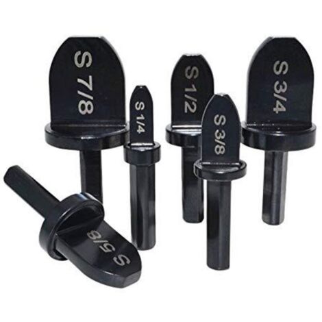 Outil d'expansion pour tuyaux en cuivre - Kit d'outils manuels professionnels 6 pièces pour sertir les tuyaux en cuivre avec foret - Kit de réparation CVC (1/4)
