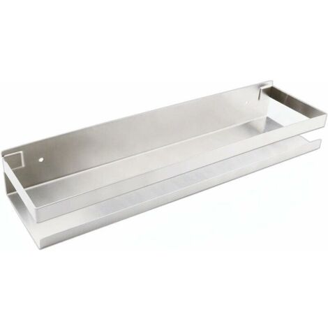 Étagère Étagère Douche Acier Inoxydable 40cm Étagère Murale Salle de Bain Support Rangement (1/5)