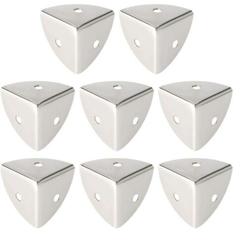 Protection Coin de Table 8 Pcs Meuble d'angle Corniere Brossé Convient pour Protection des Meubles, Décoration, Anti-Collision et Anti-Casse (1/4)