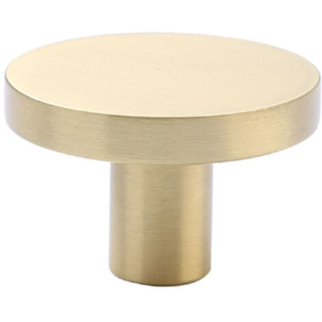 8 boutons de meuble en laiton, 30 x 20 mm, poignées de tiroir rondes avec vis de 25 mm (1/4)