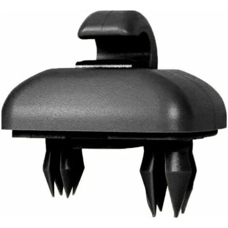 Crochets pour pare-soleil de voiture compatible avec Audi - Noir. (1/5)