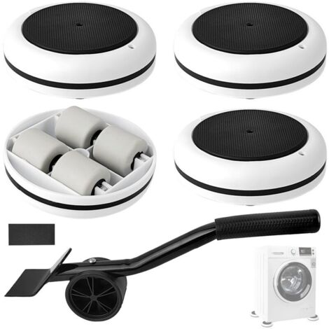 Souleve Meuble Set, Capacité de Charge Élevée, Conception Antidérapante, Leve Meuble, Multifonctionnel Roulettes à Déplacement, Deplace Meuble Lourd sans Effort, pour Canapés, Tables, Armoires (1/5)