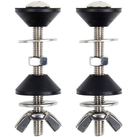 2 pcs Toilette Split réservoir d'eau vis de Fixation Accessoires Assis réservoir d'eau Fixation Connexion vis Toilette réservoir d'eau Accessoires d'installation (1/5)