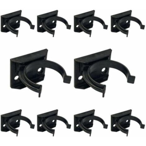 10x clip à visser pour plinthe meuble tube pied cuisine salle bain piétement (1/4)