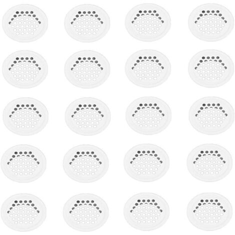Grille Aerartion 20 Pièces Grille Ventilation 35mm Grille Aeration Grille de Ventilation Grille D'aération Trou Inox Blanc Ronde Grille Ventilation pour Cuisine Armoire Meubles (1/5)