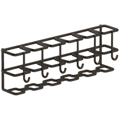 Porte-parapluie mural - Seau à parapluie peu encombrant, sans perforation, durable, réglable en hauteur, pour hôtel, couloir, maison, bureau (1/3)