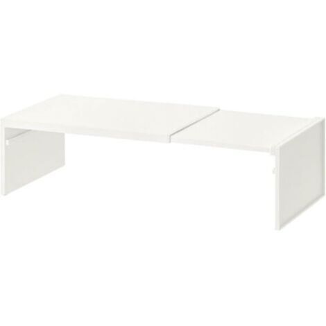 Étagères Réglables De La Cuisine,étagère D'armoire Extensible,Étagère Rétractable pour Cuisine,Peu Encombrante,Robuste,pour Le Garde Manger,Placard De Cuisine,Blanc (1/5)