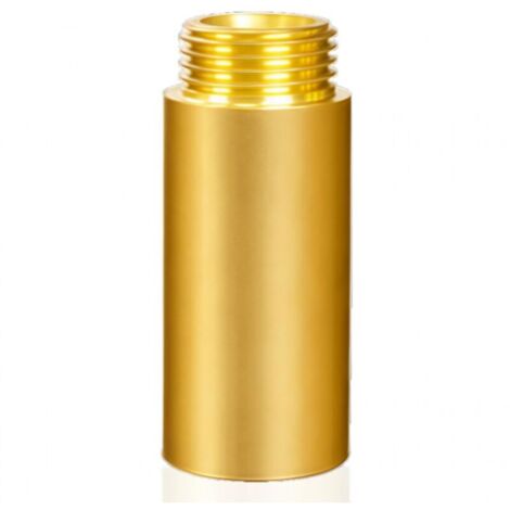 Rallonge de robinet G1/2 pouce x 50mm,laiton Rallonge de robinet G1/2 pouce (F Ø 19,5mm x M Ø 20,3mm) 50mm,Rallonge de robinet Fitting,Raccord fileté (1/5)