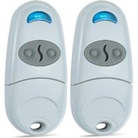 2PCS Télécommande Universelle de Portail, 433.92MHz Key Fob Transmitter Compatible avec Came Top432NA/432EE/432EV/432A/432M/432S/T432