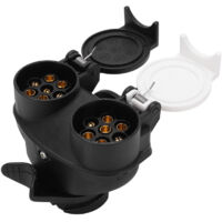Adaptateur 13 à 7 broches Type N/S convertisseur de prise étanche pour remorque camion 12V européen