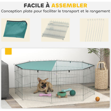 Tente Pliable Portable Pour Animal De Compagnie - Cage Pour Chien Ou Chat - Tente Parc Pour Chiots - Opération Simple - Clôture