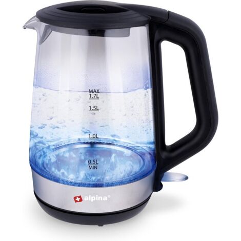 Bouilloire avec base sans fil - 1,7 L - LED (1/5)