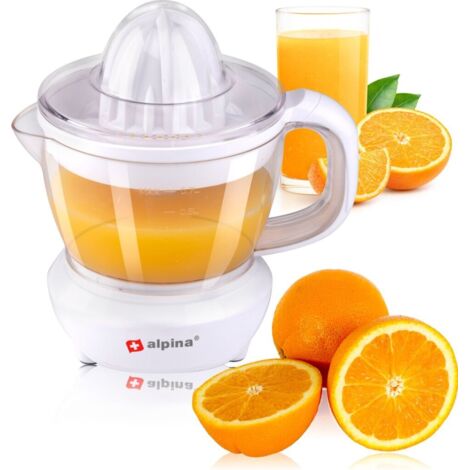 Presse-agrumes électrique 25 W 700 ml Blanc pour presse-jus Presse-agrumes Alpina (1/5)