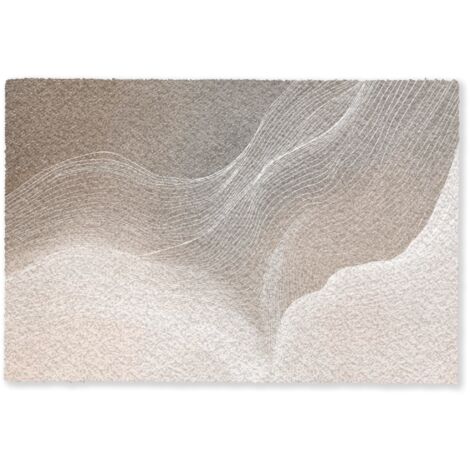 ZERBINO Linee ondulate - Correnti d'aria - Armonioso 60x40 cm (1/5)