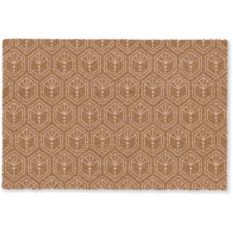 ZERBINO Marrone - Rosa - Geometrico - A fantasia 60x40 cm (1/5)