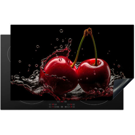 PROTEZIONE PER PIANO COTTURA A INDUZIONE Ciliegia - Rosso - Frutta - Acqua - Nero 83x51