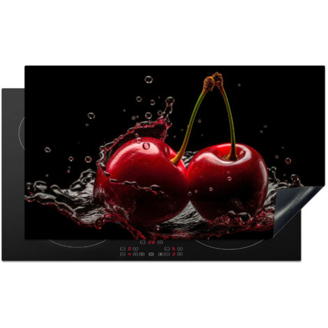 PROTEZIONE PER PIANO COTTURA A INDUZIONE Ciliegia - Rosso - Frutta - Acqua - Nero 91.2x52