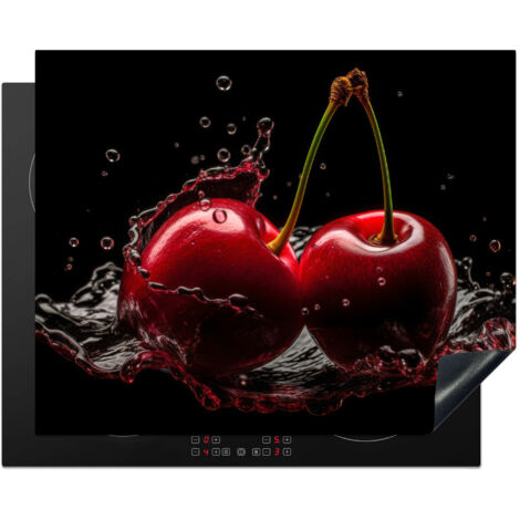 PROTEZIONE PER PIANO COTTURA A INDUZIONE Ciliegia - Rosso - Frutta - Acqua - Nero 65x52
