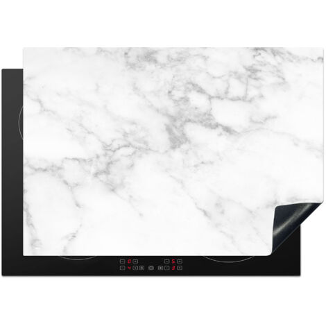 PROTEZIONE PER PIANO COTTURA A INDUZIONE Marmo - Grigio - Bianco - Marmo strutturato 75x52