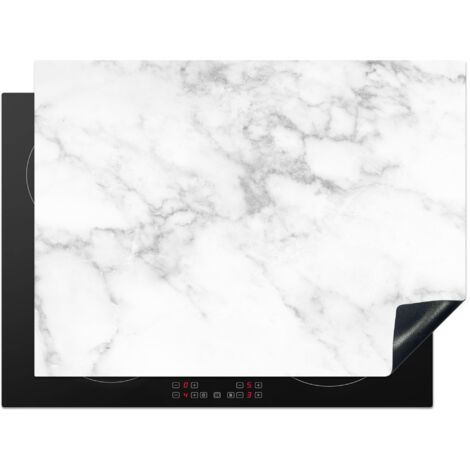 PROTEZIONE PER PIANO COTTURA A INDUZIONE Marmo - Grigio - Bianco - Marmo strutturato 70x52