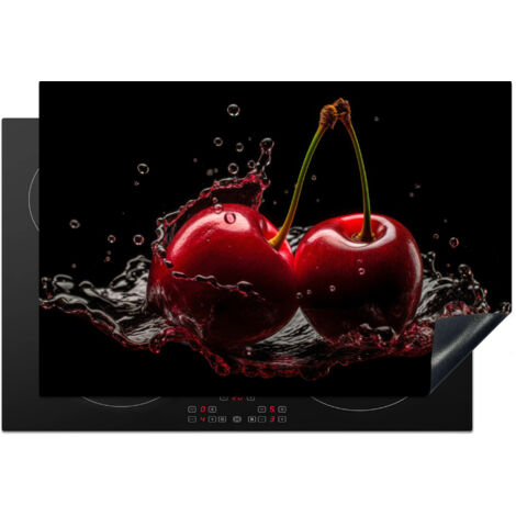 PROTEZIONE PER PIANO COTTURA A INDUZIONE Ciliegia - Rosso - Frutta - Acqua - Nero 76x51.5